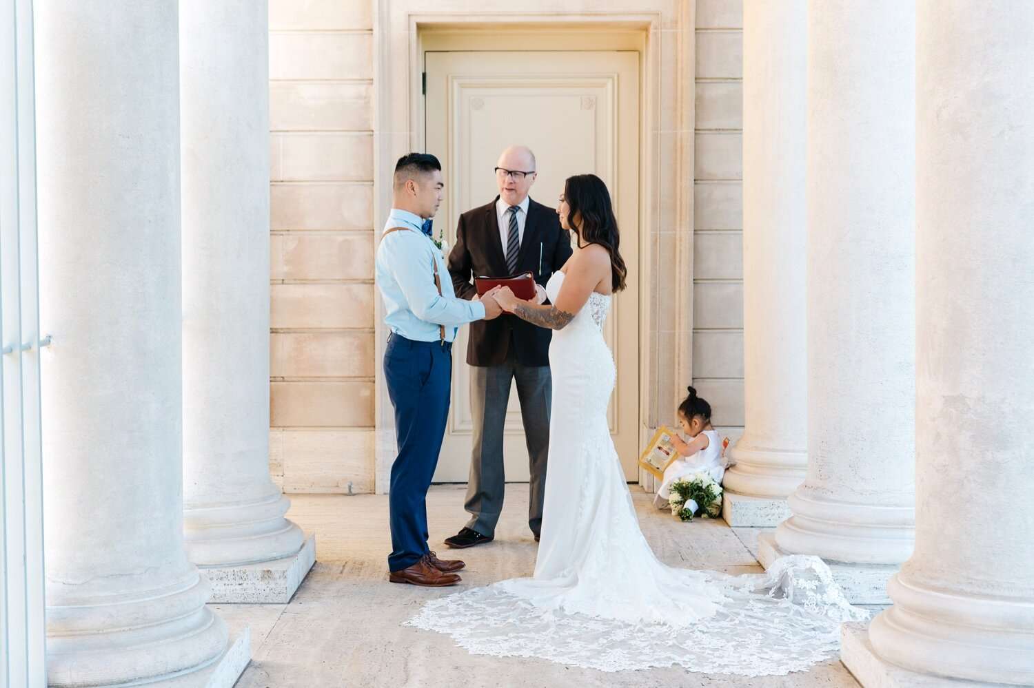 Legion of Honor Pop-up Wedding Photography in San Francisco